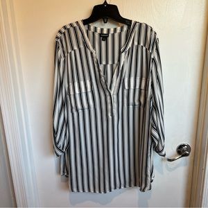 Torrid Harper Black and White Striped